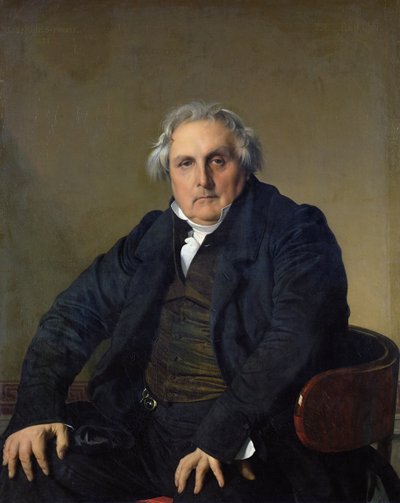 Louis-Francois Bertin (1766-1841), 1832 von Jean Auguste Dominique Ingres